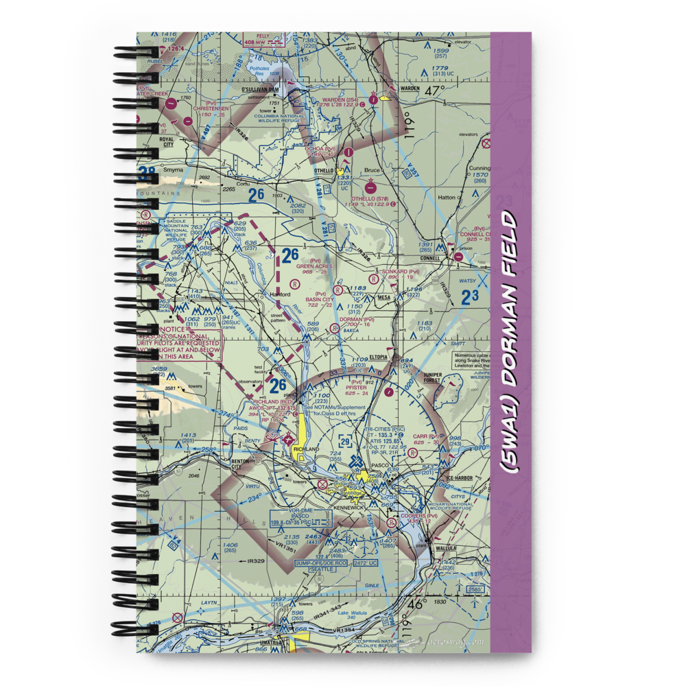 Dorman Field (5WA1) VFR Sectional Notebook 