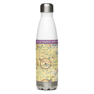 Ulysses Airport (ULS) VFR Sectional Water Bottle
