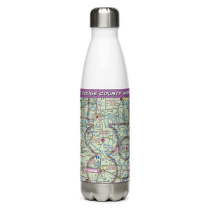 Dodge County Airport (UNU) VFR Sectional Water Bottle