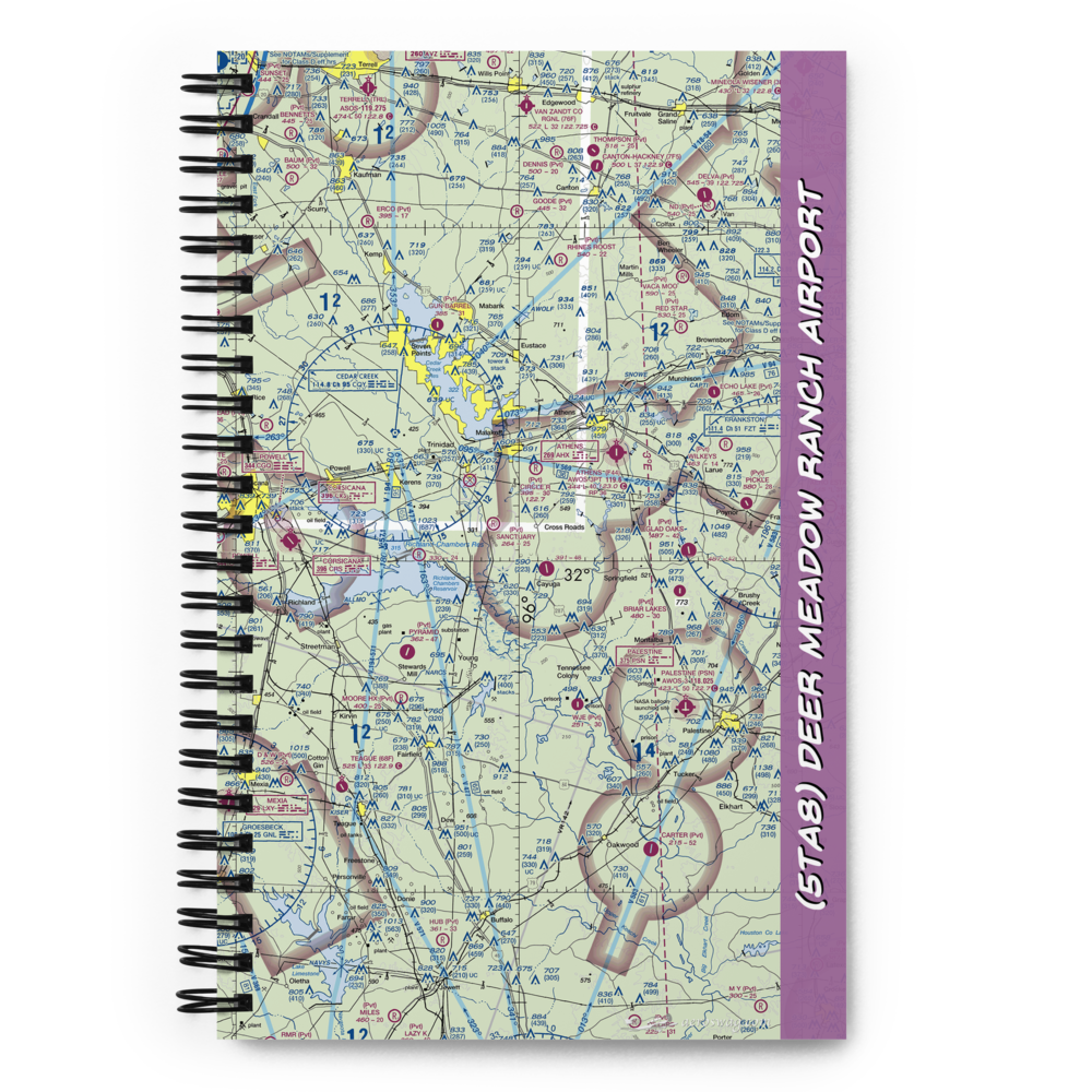 Deer Meadow Ranch Airport (5TA8) VFR Sectional Notebook 