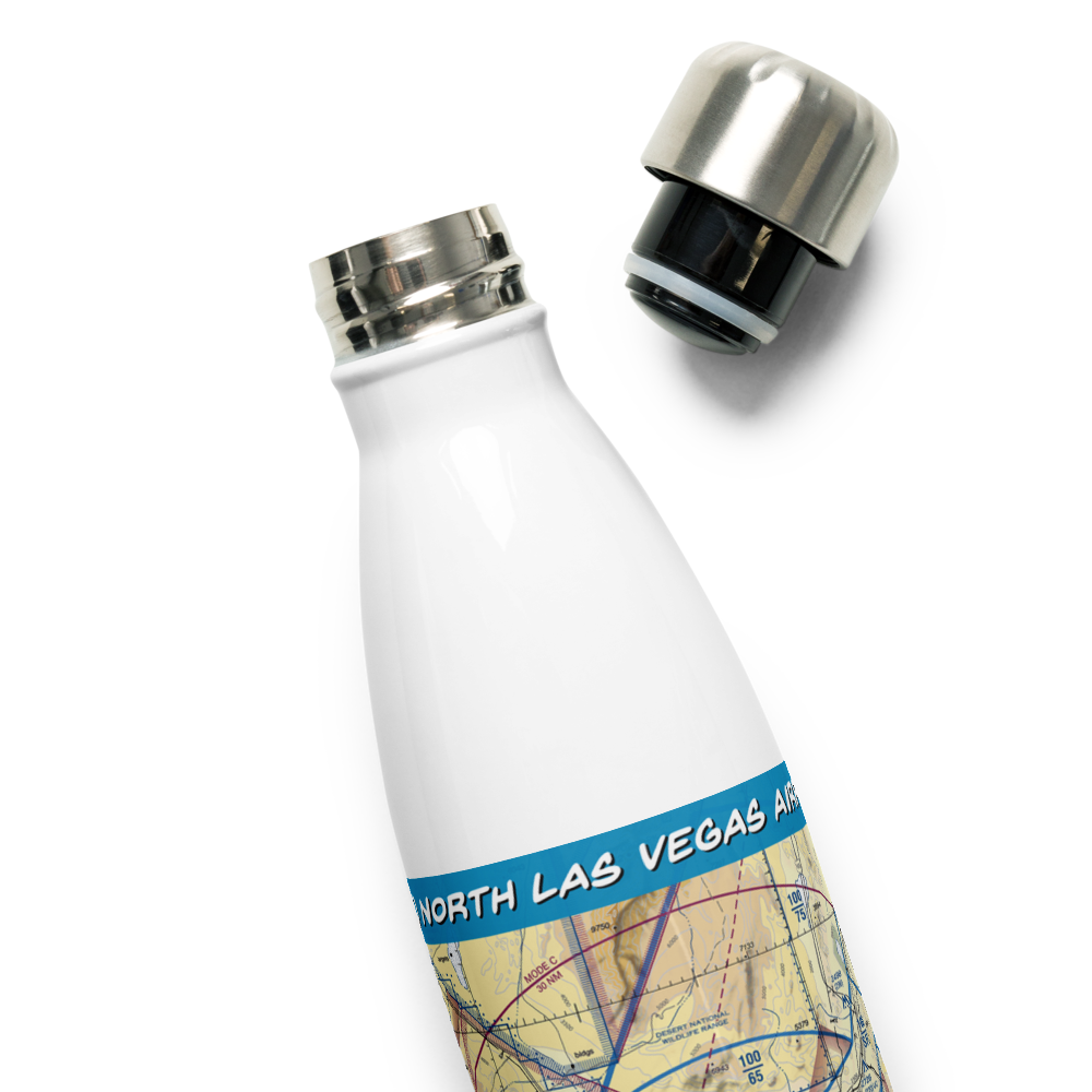 North Las Vegas Airport (VGT) VFR Sectional Water Bottle 