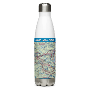 Volk Field (VOK) VFR Sectional Water Bottle