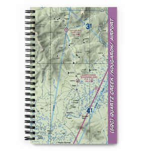 Quartz Creek /Kougarok/ Airport (5QC) VFR Sectional Notebook