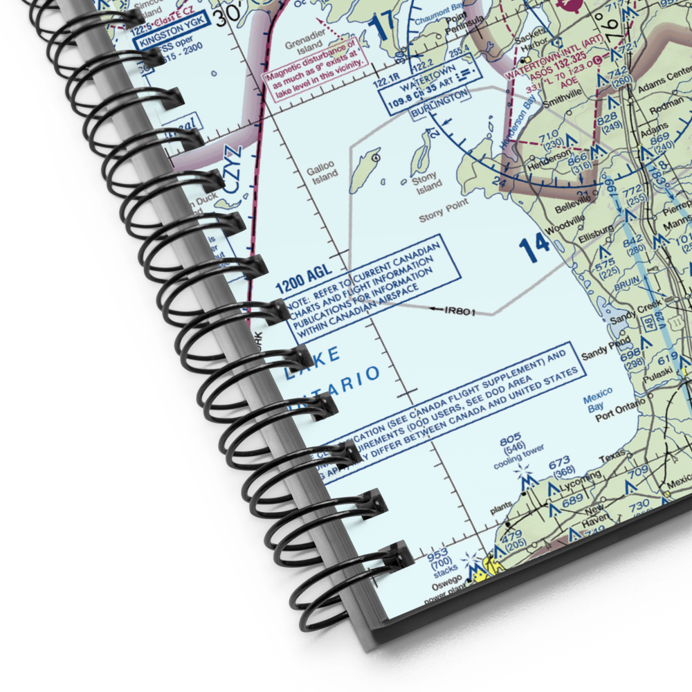 Salubrious Point Airport (5NK0) VFR Sectional Notebook 