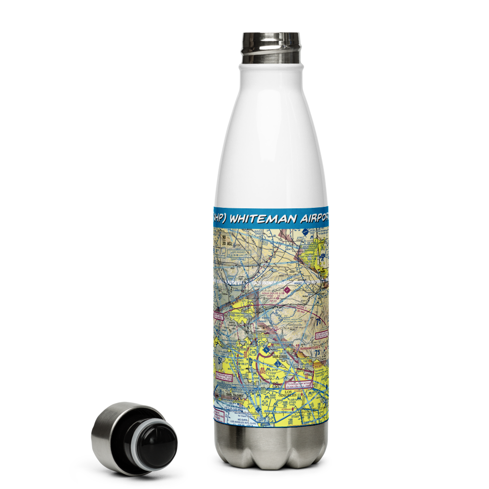 Whiteman Airport (WHP) VFR Sectional Water Bottle 
