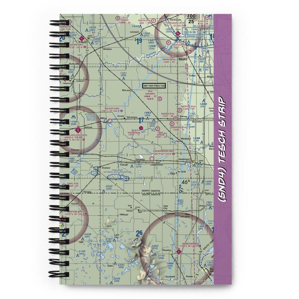 Tesch Strip (5ND4) VFR Sectional Notebook 