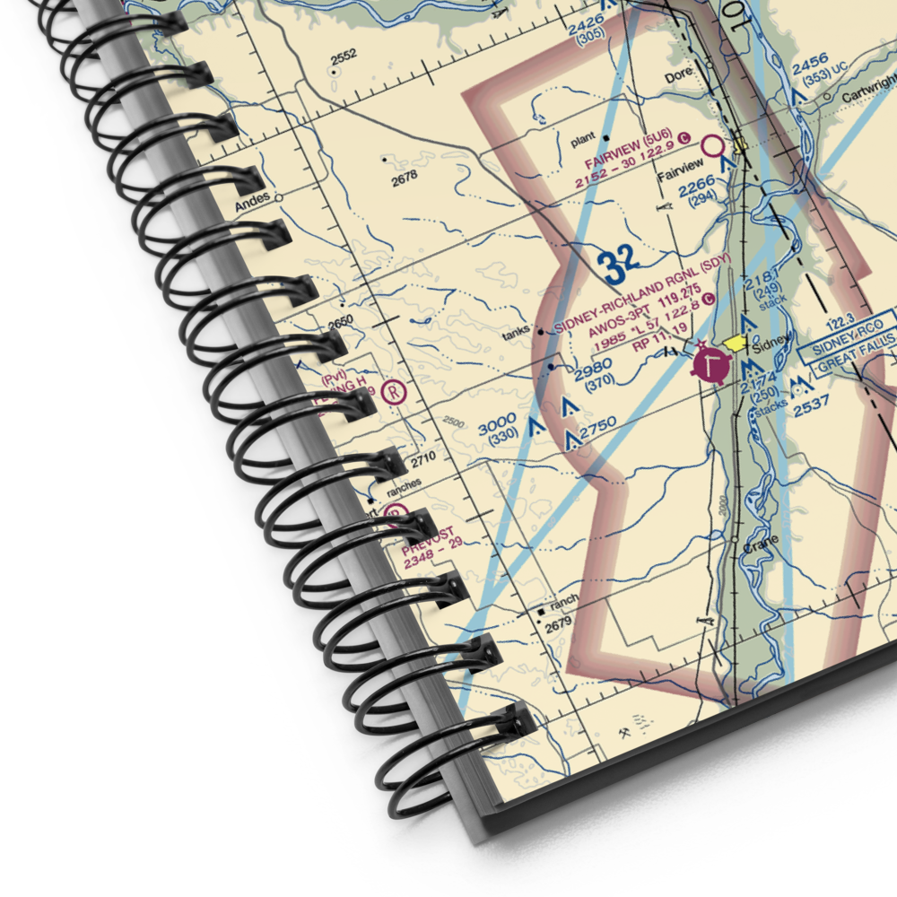 Stiehl Airport (5ND0) VFR Sectional Notebook 