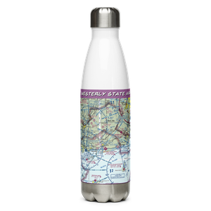 Westerly State Airport (WST) VFR Sectional Water Bottle