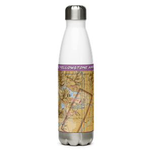Yellowstone Airport (WYS) VFR Sectional Water Bottle
