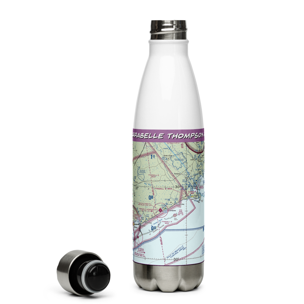 Carrabelle Thompson Airport (X13) VFR Sectional Water Bottle 