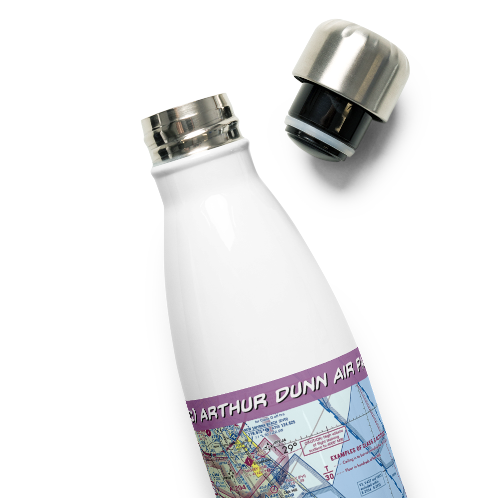 Arthur Dunn Air Park (X21) VFR Sectional Water Bottle 