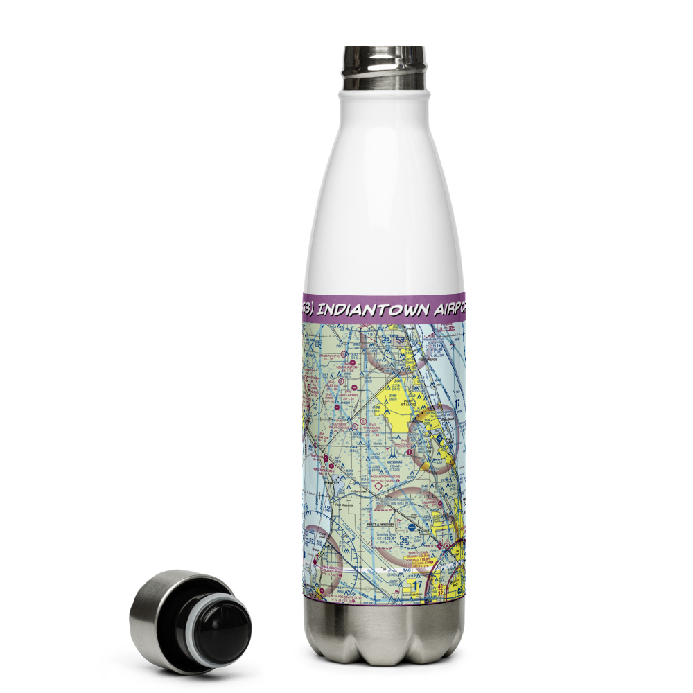 Indiantown Airport (X58) VFR Sectional Water Bottle 