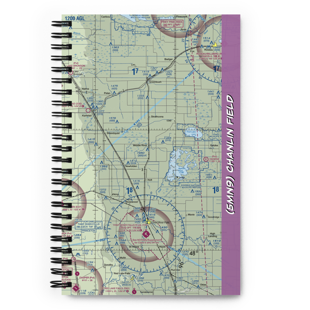Chanlin Field (5MN9) VFR Sectional Notebook 
