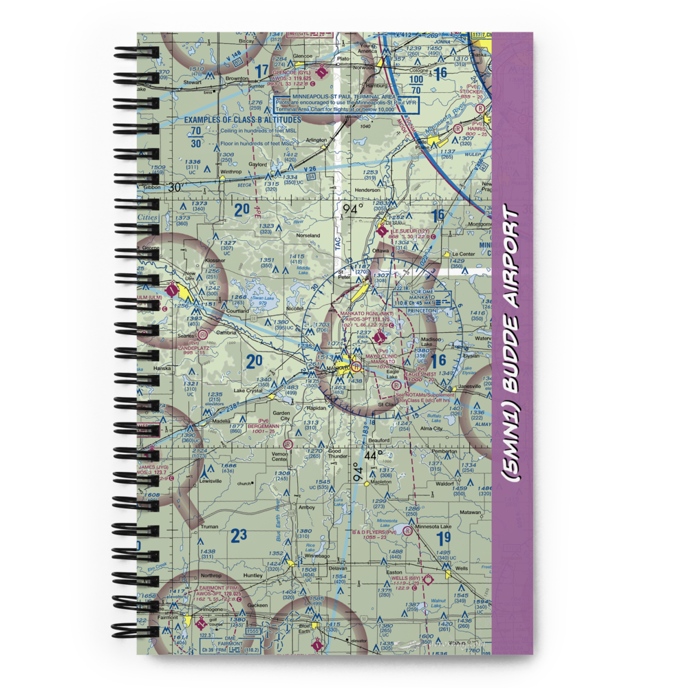 Budde Airport (5MN1) VFR Sectional Notebook 