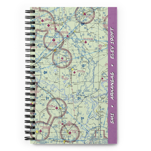 De Witt Municipal Airport Whitcomb Field (5M1) VFR Sectional Notebook