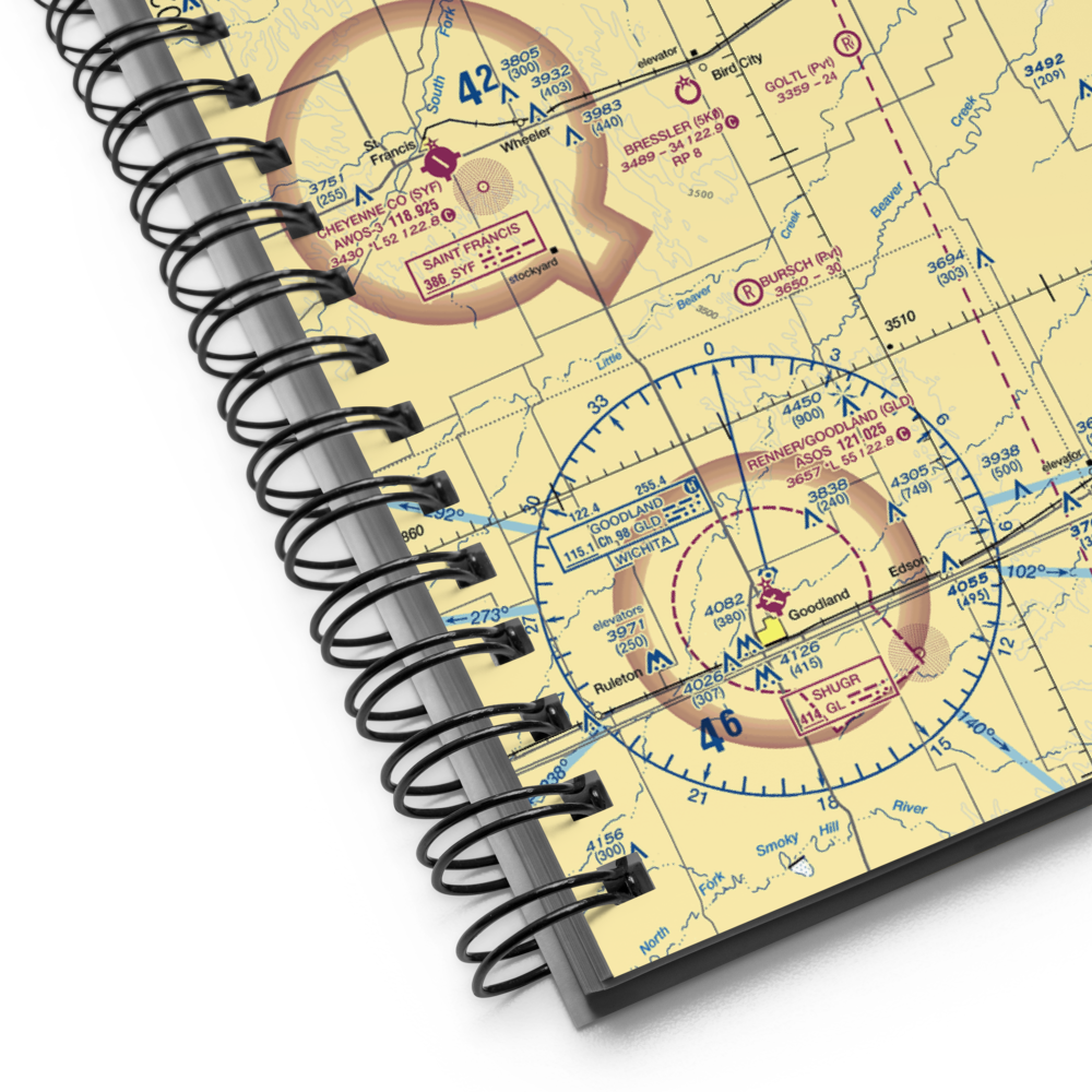 Black Airport (5KS9) VFR Sectional Notebook 