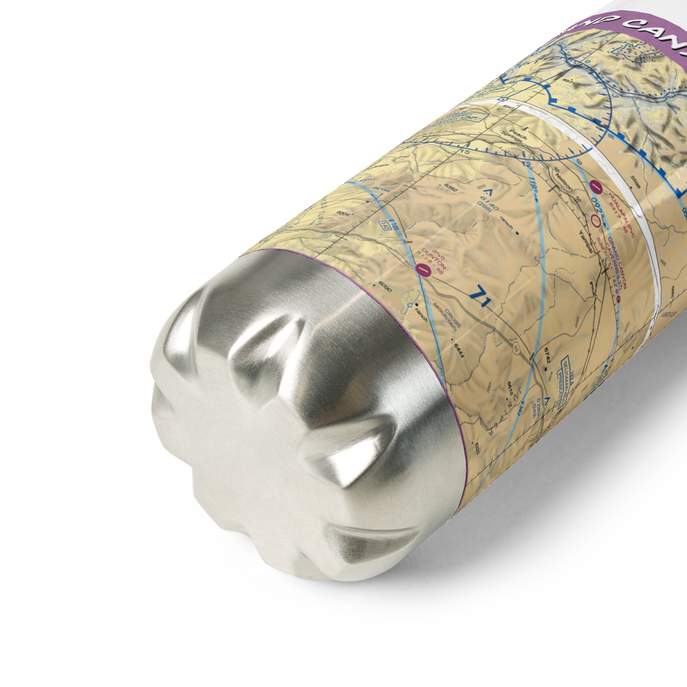 Grand Canyon Caverns Airport (L37) VFR Sectional Water Bottle 