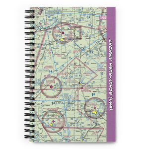 Schuy-Rush Airport (5K4) VFR Sectional Notebook