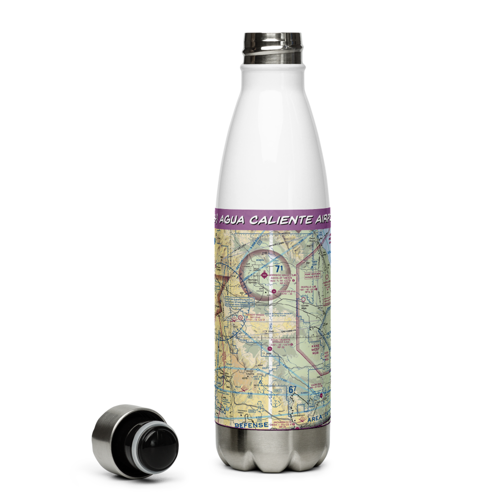 Agua Caliente Airport (L54) VFR Sectional Water Bottle 