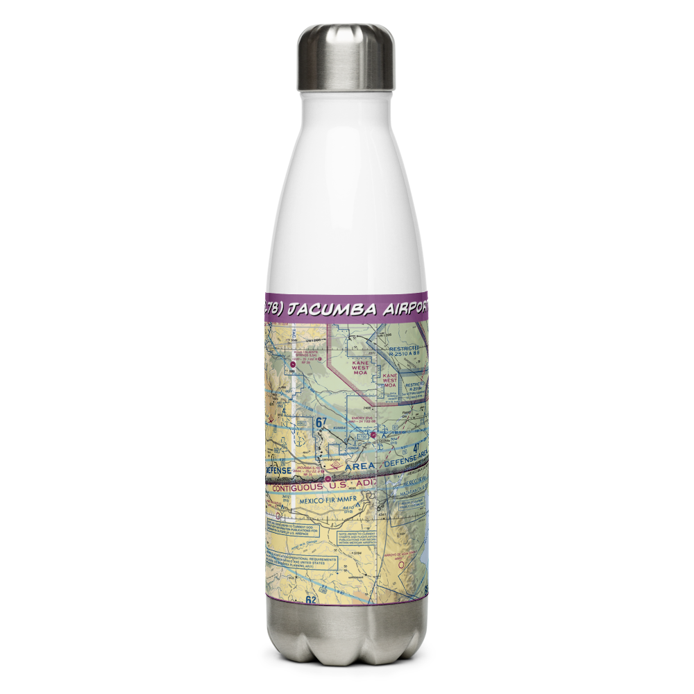 Jacumba Airport (L78) VFR Sectional Water Bottle 