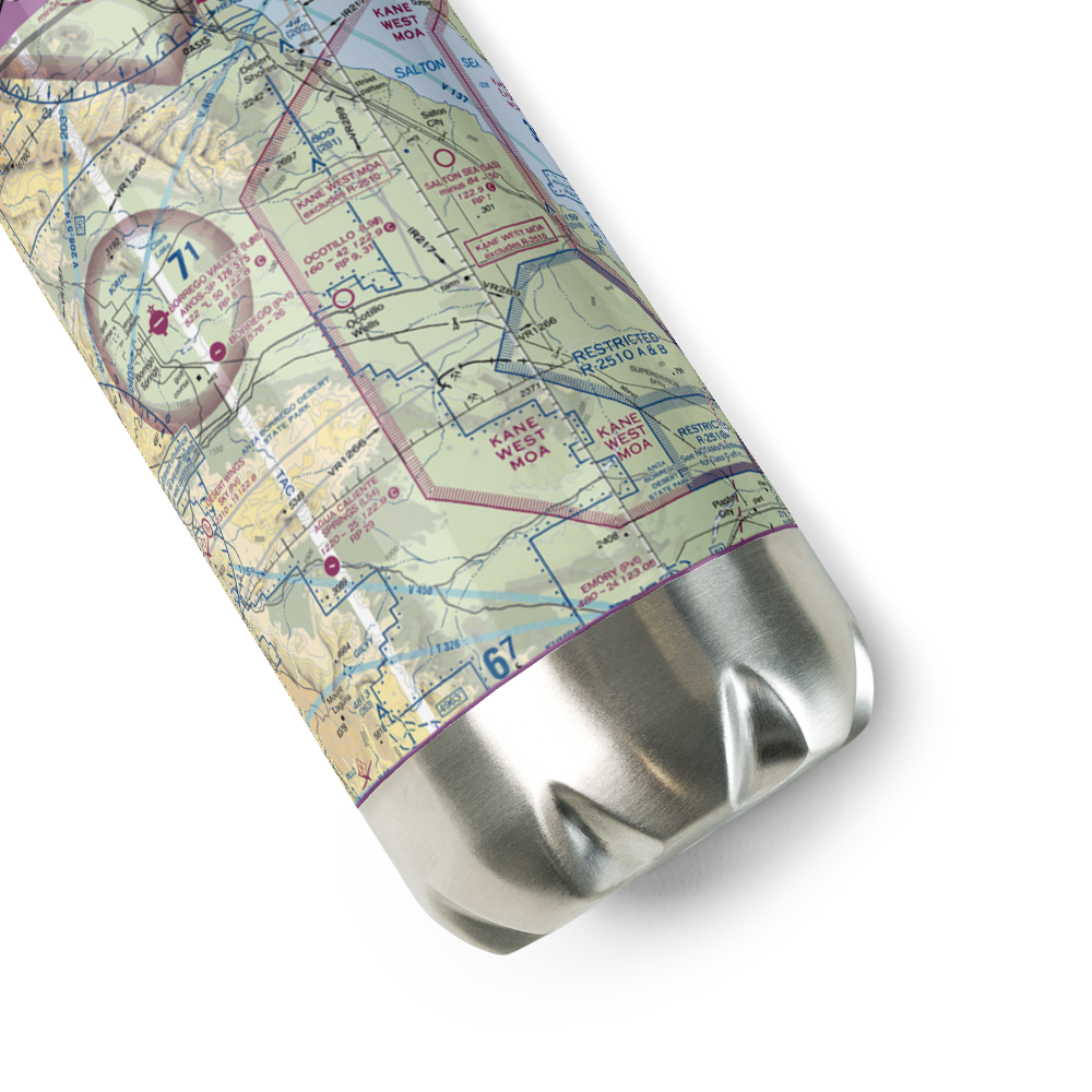 Ocotillo Airport (L90) VFR Sectional Water Bottle 