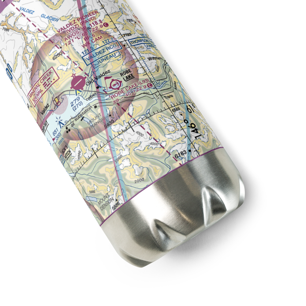 Robe Lake Seaplane Base (L93) VFR Sectional Water Bottle 