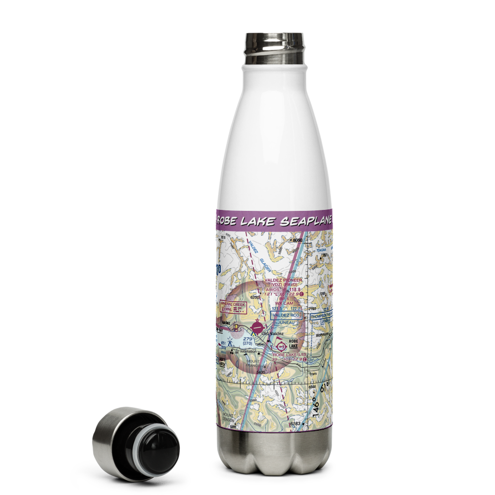Robe Lake Seaplane Base (L93) VFR Sectional Water Bottle 