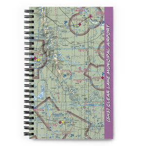 Clear Lake Municipal Airport (5H3) VFR Sectional Notebook