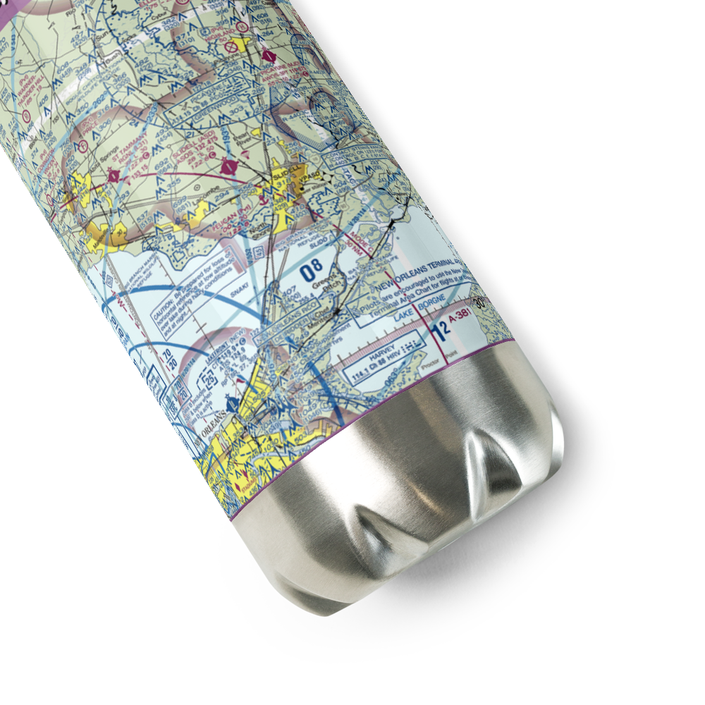 Pelican Seaplane Base (LA38) VFR Sectional Water Bottle 