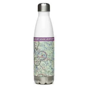 Max Airport (LA48) VFR Sectional Water Bottle