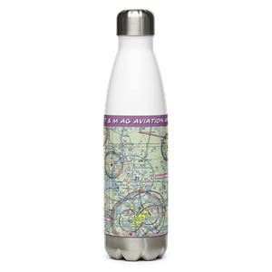 T & M Ag Aviation Airport (LA52) VFR Sectional Water Bottle