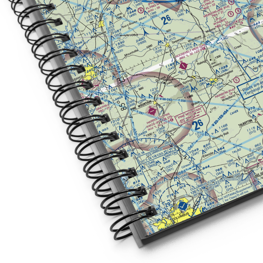 Gable Branch Airport (5GA0) VFR Sectional Notebook 