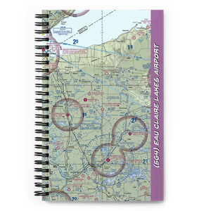 Eau Claire Lakes Airport (5G4) VFR Sectional Notebook