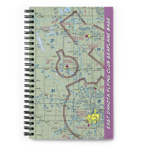 East Dakota Flying Club Seaplane Base (5G3) VFR Sectional Notebook