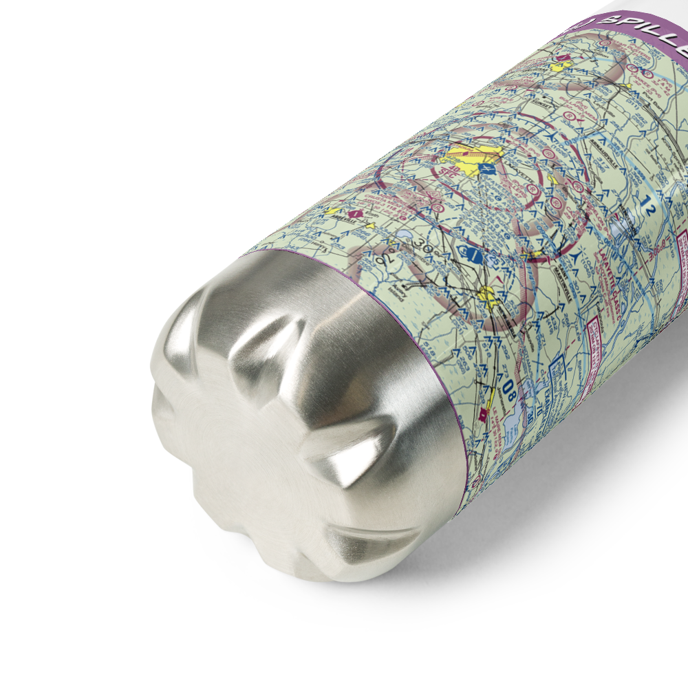 Spillers Club Airport (LA76) VFR Sectional Water Bottle 