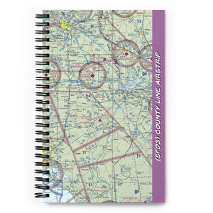 County Line Airstrip (5FD3) VFR Sectional Notebook