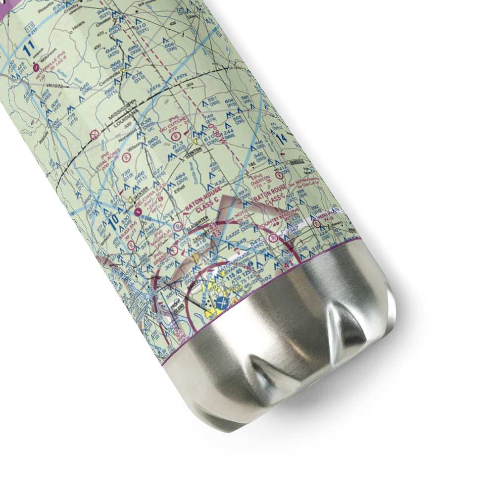 Mc Cutcheon Field (LA83) VFR Sectional Water Bottle 