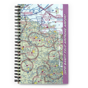 Bandit Field Airdrome Airport (5D9) VFR Sectional Notebook