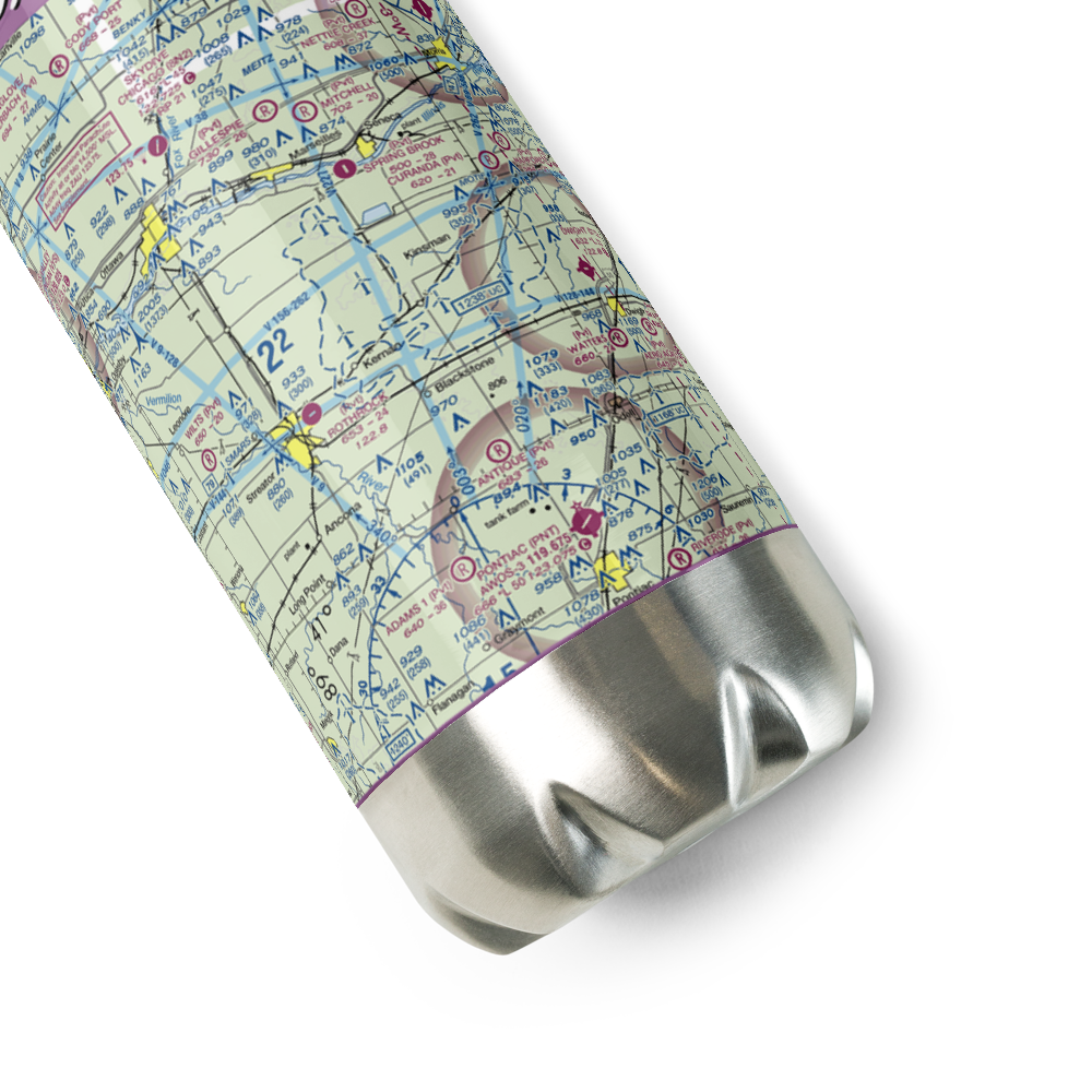 Egland Field (LL66) VFR Sectional Water Bottle 