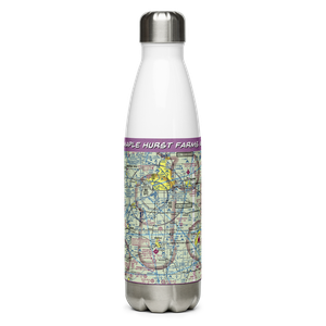 Maple Hurst Farms Airport (LL74) VFR Sectional Water Bottle