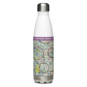 Compass Rose Airport (LL87) VFR Sectional Water Bottle