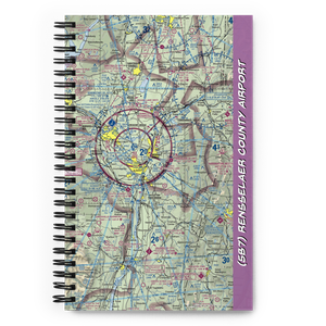 Rensselaer County Airport (5B7) VFR Sectional Notebook