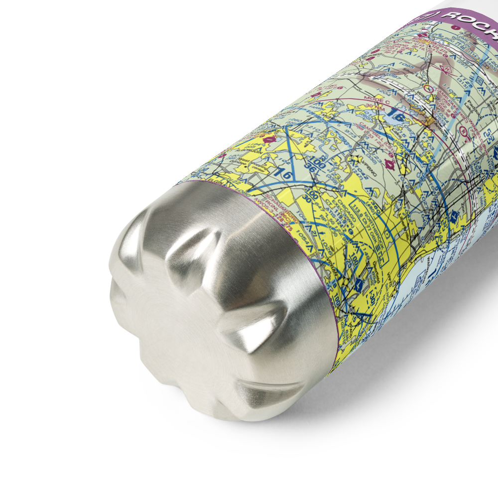 Rockenbach Airport (LL97) VFR Sectional Water Bottle 