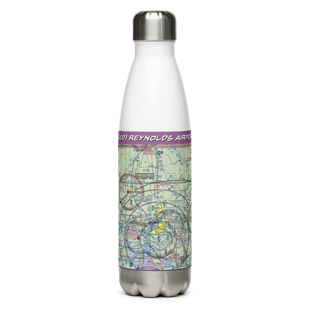 Reynolds Airport (LS10) VFR Sectional Water Bottle 