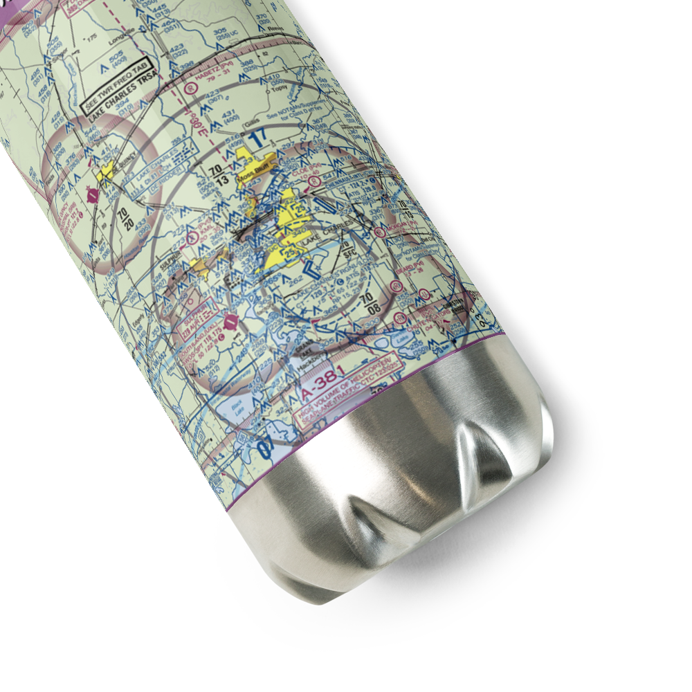Reynolds Airport (LS10) VFR Sectional Water Bottle 