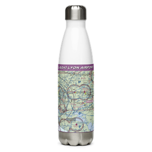 Lyon Airport (LS14) VFR Sectional Water Bottle