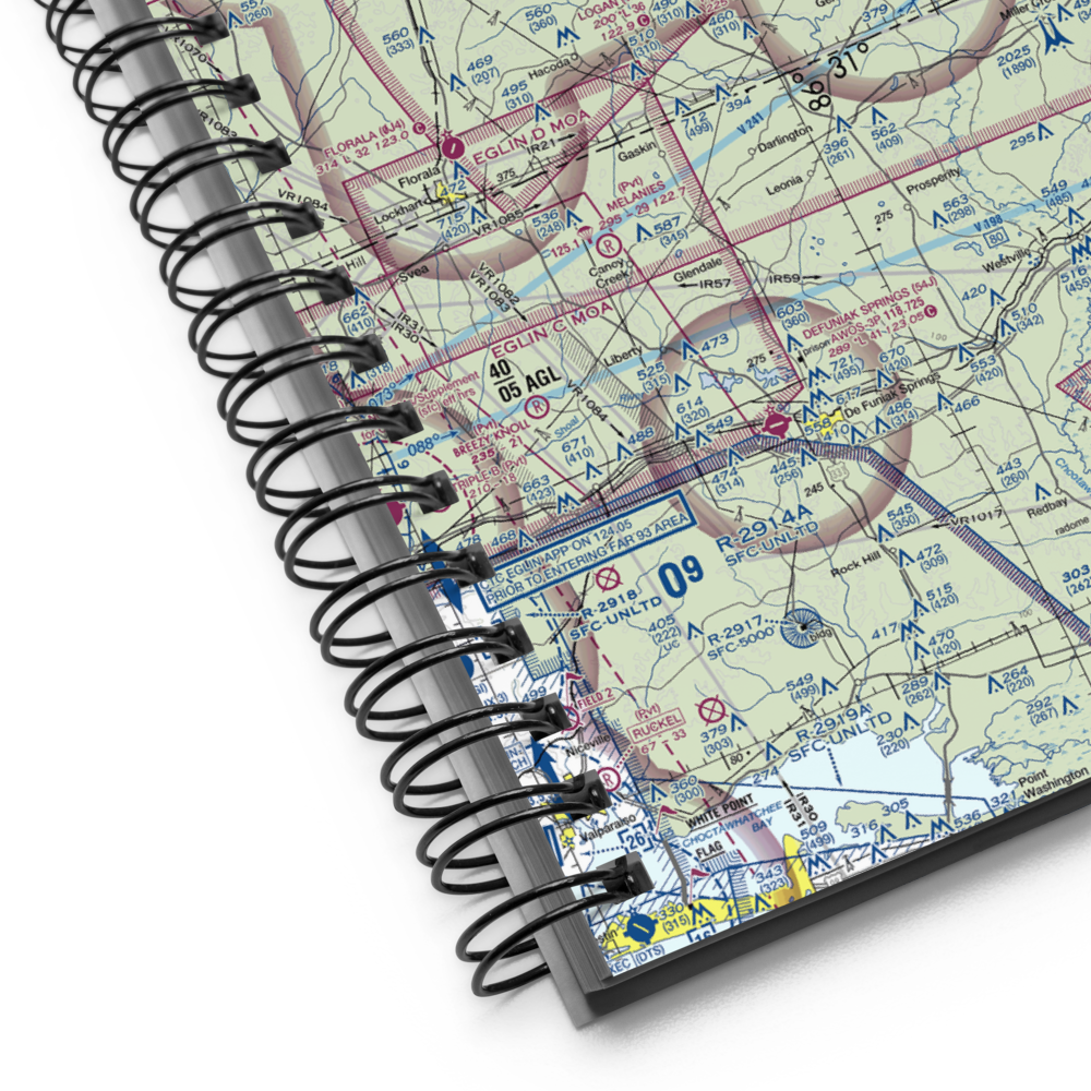 Fairlane Airport (5AL8) VFR Sectional Notebook 