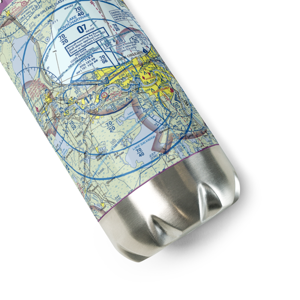 St Charles Airport (LS40) VFR Sectional Water Bottle 