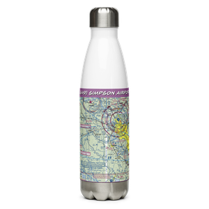 Simpson Airport (LS49) VFR Sectional Water Bottle
