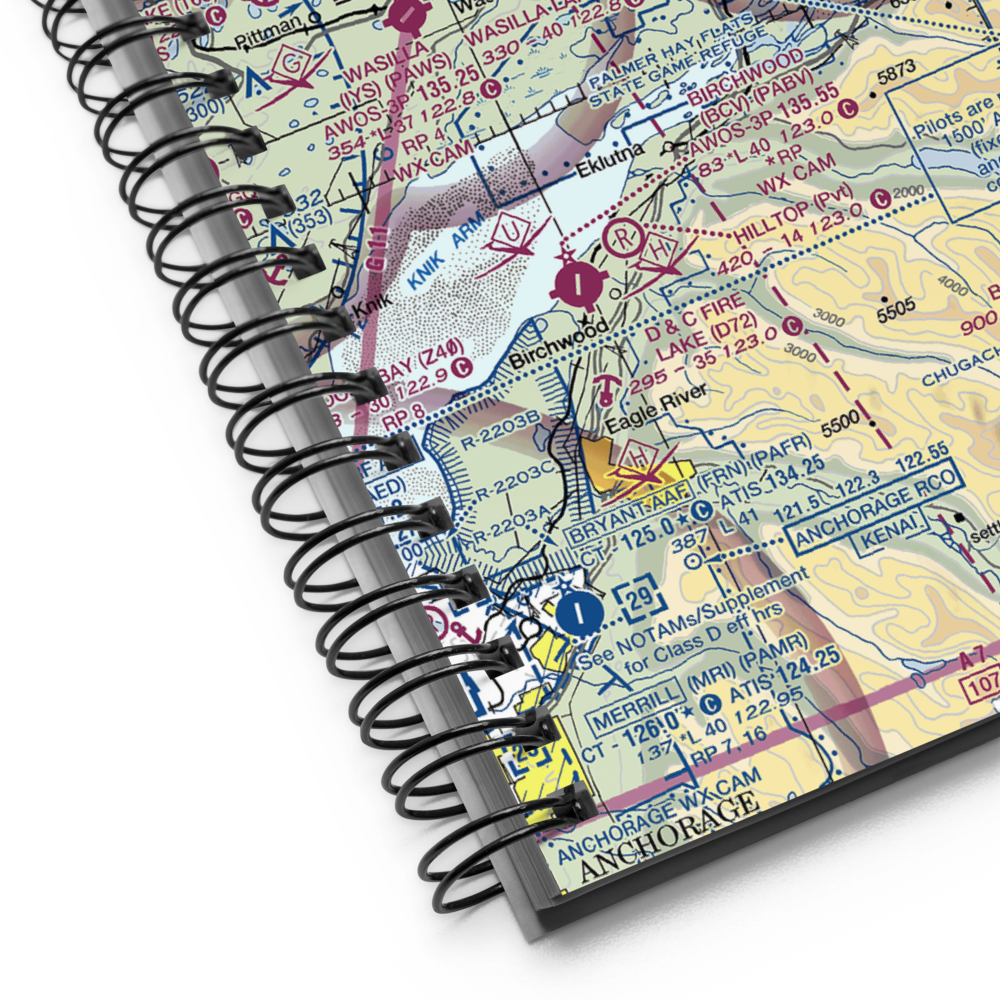 Grandview Subdivision Airport (5AK9) VFR Sectional Notebook 
